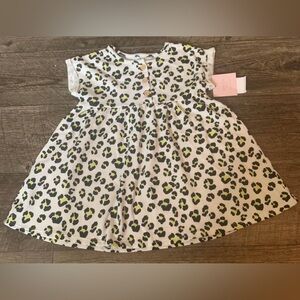 Stylish Kids Dress with Leopard Print